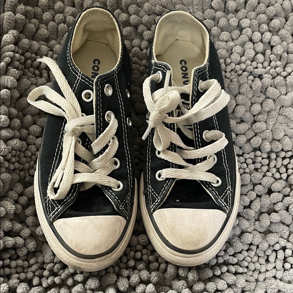 Converse Kids Black and White Sneakers